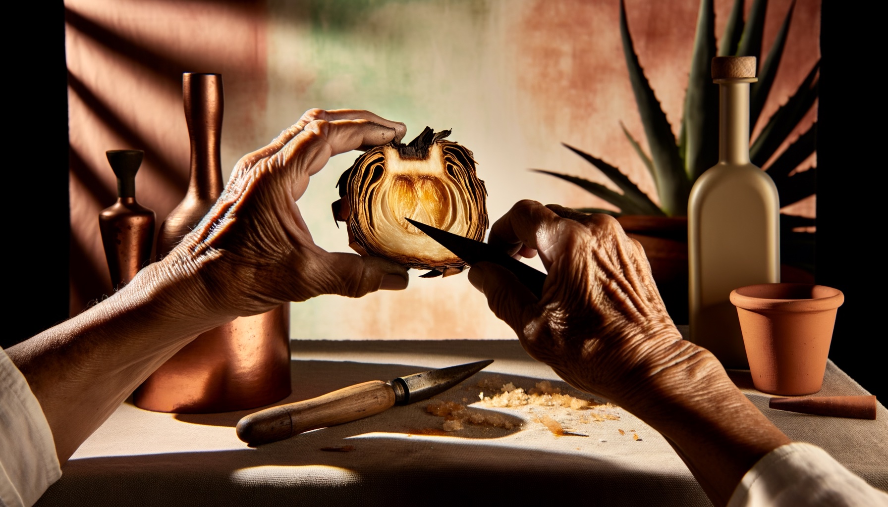 Premium mezcal bottles showcasing artisan craft